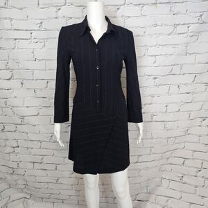 Jil Sander+ Wool Pinstripe Dress
